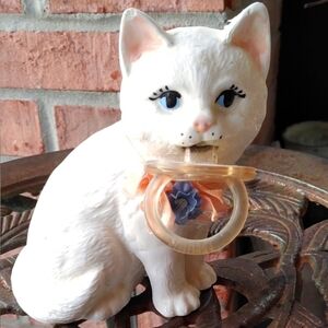 Ceramic Cat Figurine